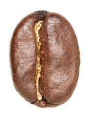 Coffee bean isolated on white background with clipping path