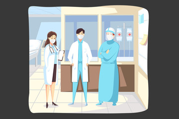 Medicine, protection, healthcare, coronavirus concept