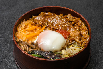 ビビンパのお弁当　　bibimbap Korean food