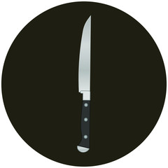 knife. illustration for web and mobile