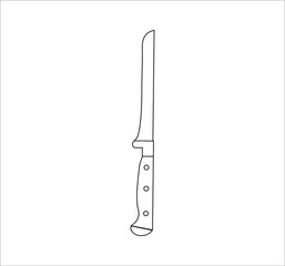 knife. illustration for web and mobile