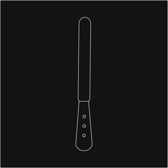 knife. illustration for web and mobile