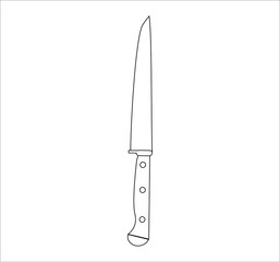 knife. illustration for web and mobile