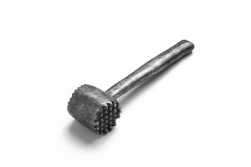 Meat hammer on white background