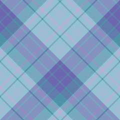 Seamless pattern in discreet blue and violet colors for plaid, fabric, textile, clothes, tablecloth and other things. Vector image. 2