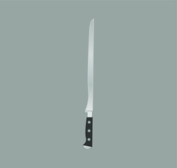 knife. illustration for web and mobile