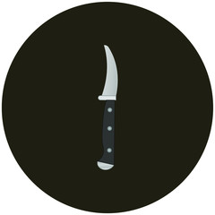knife. illustration for web and mobile