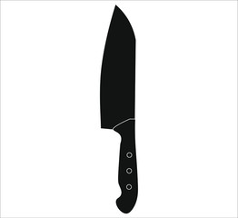 knife. illustration for web and mobile