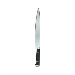 knife. illustration for web and mobile