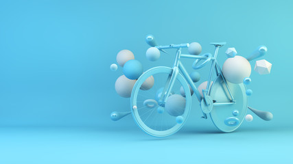 Blue bike © MclittleStock