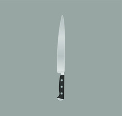 knife. illustration for web and mobile