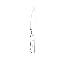 knife. illustration for web and mobile