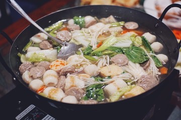 Traditional Chinese vegetable cuisine or known as cap cay.