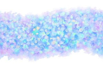 水 雨 ブルー アジサイ 水彩 背景