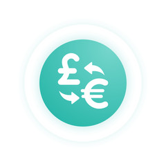 Exchange Pound to Euro -  Icon