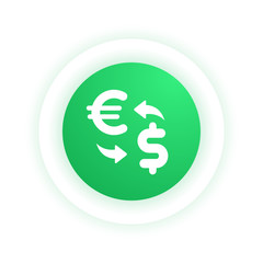 Exchange Euro to Dollar -  Icon