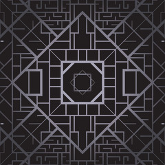 Art deco geometric patterned background (1920's style)