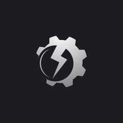 Thunderbolt logo vector icon