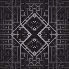 Art deco geometric patterned background (1920's style)