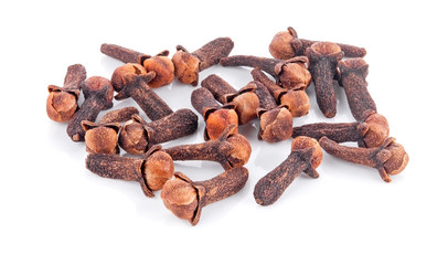 clove group on white background