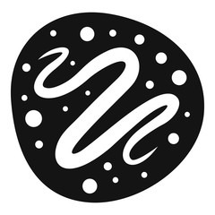 Cream biscuit icon. Simple illustration of cream biscuit vector icon for web design isolated on white background