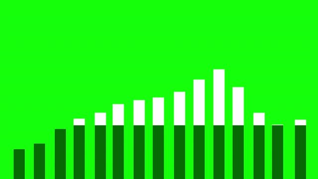 India flag economic financial graph rising graphics animation business