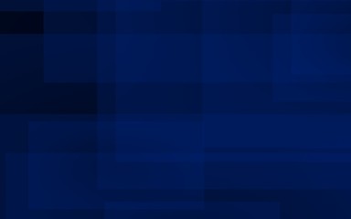 Dark blue background. Blue backdrop with transparent suares. 3D illustration