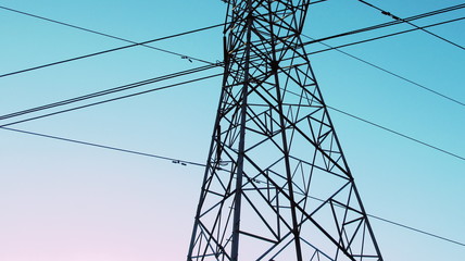 Transmission tower They are used in high-voltage AC and DC systems