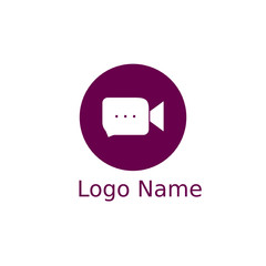 Fototapeta premium video call logo
