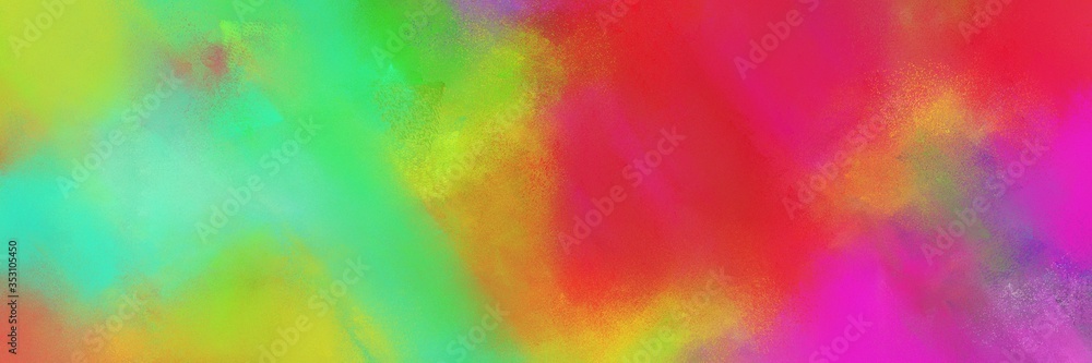 Poster abstract colorful background with lines and yellow green, pastel green and crimson colors. can be us