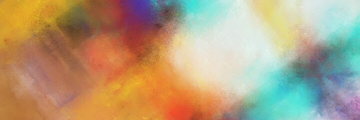 Naklejka premium abstract colorful diagonal background with lines and peru, blue chill and light gray colors. can be used as card, banner or header