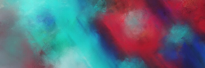 Naklejka premium abstract colorful diagonal background with lines and old mauve, medium turquoise and blue chill colors. can be used as poster, background or banner