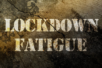 SECOND WAVE in stencil letters  on a textured grunge background with abstract covid-19 or coronavirus illustration. Video title screen, podcast or web background, poster or infographic.