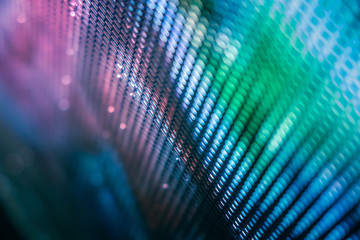 CloseUp LED blurred screen. LED soft focus background. abstract background ideal for design.