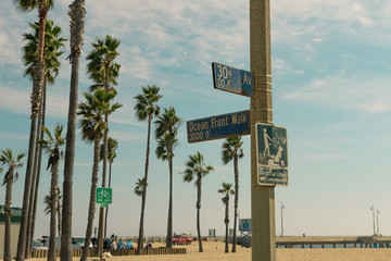 Street signs in Venice LA