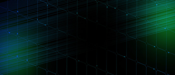 Obraz premium Technology data background