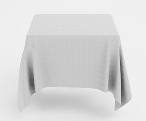 Realistic 3D Render of Tablecloth