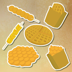 Traditional Hong Kong street snacks