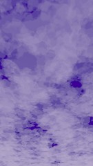 Background of abstract purple color smoke. The wall of purple fog. 3D illustration