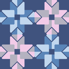 Aztec elements. Seamless pattern. Geometry. Ethnic boho ornament. Tribal motif. Vector illustration for web design or print.