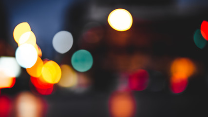 blur colorful nigh bokeh vintage colortone for background