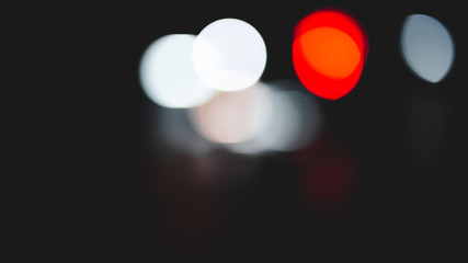 City lights blur bokeh