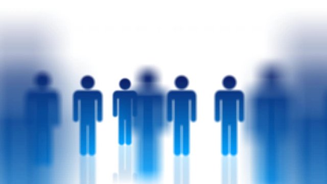 persone, pubblico, clienti, folla, video, 4k