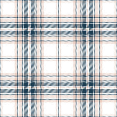 Pink navy and white tartan seamless pattern. Summer girly print