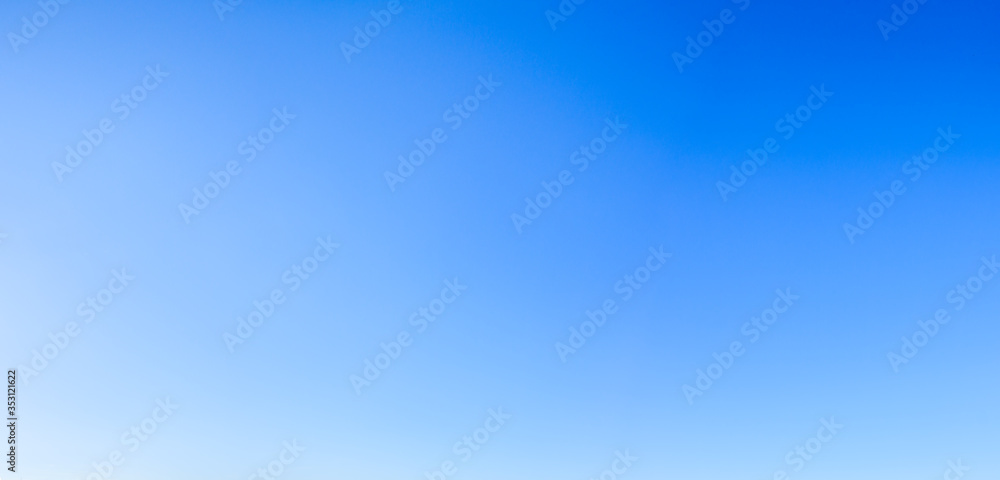 Wall mural blue sky with clouds