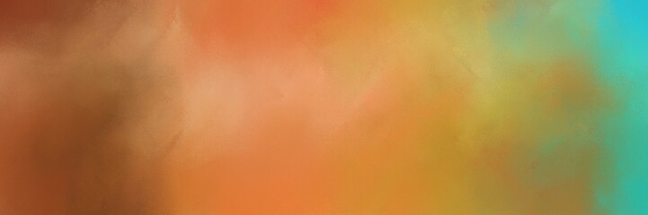 colorful old color brushed vintage texture with peru, light sea green and pastel brown colors. can be used as wallpaper or background