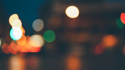 bokeh city abstract