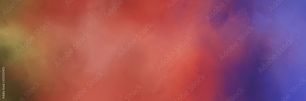 Poster colorful abstract painting background graphic with moderate red, slate blue and dark slate blue colo