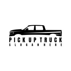 pick up truck logo design vector © THE LASTMINI