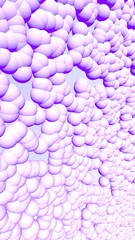 3d rendering picture of pink balls. Abstract wallpaper and background. 3D illustration